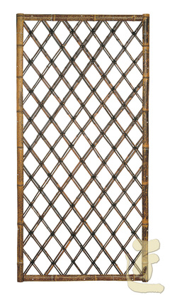 P267掲載　黒竹ヤライ　H240×W90cm画像１