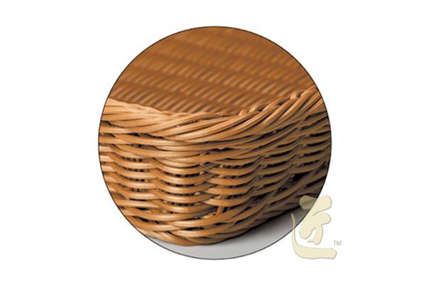 P258掲載　献花盆・ウォッシャブル・ブラウン・40（後続品　670496　バスケット献花盆・ブラウン）画像２